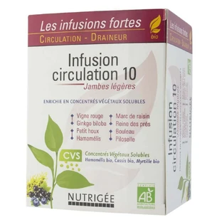 Nutrigée Circulation 10 Organic Light Legs 30 пакетиков