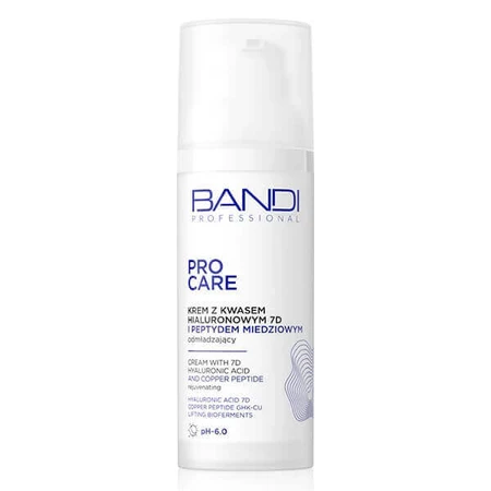 Bandi Professional Pro Care, антивозрастной крем с гиалуроновой кислотой 7D и пептидом меди, 50 мл: цены и характеристики