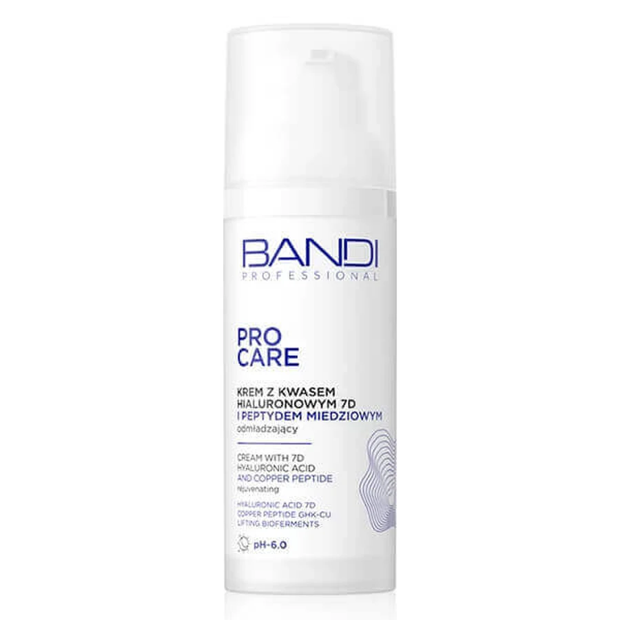 Bandi Professional Pro Care, антивозрастной крем с гиалуроновой кислотой 7D и пептидом меди, 50 мл: цены и характеристики