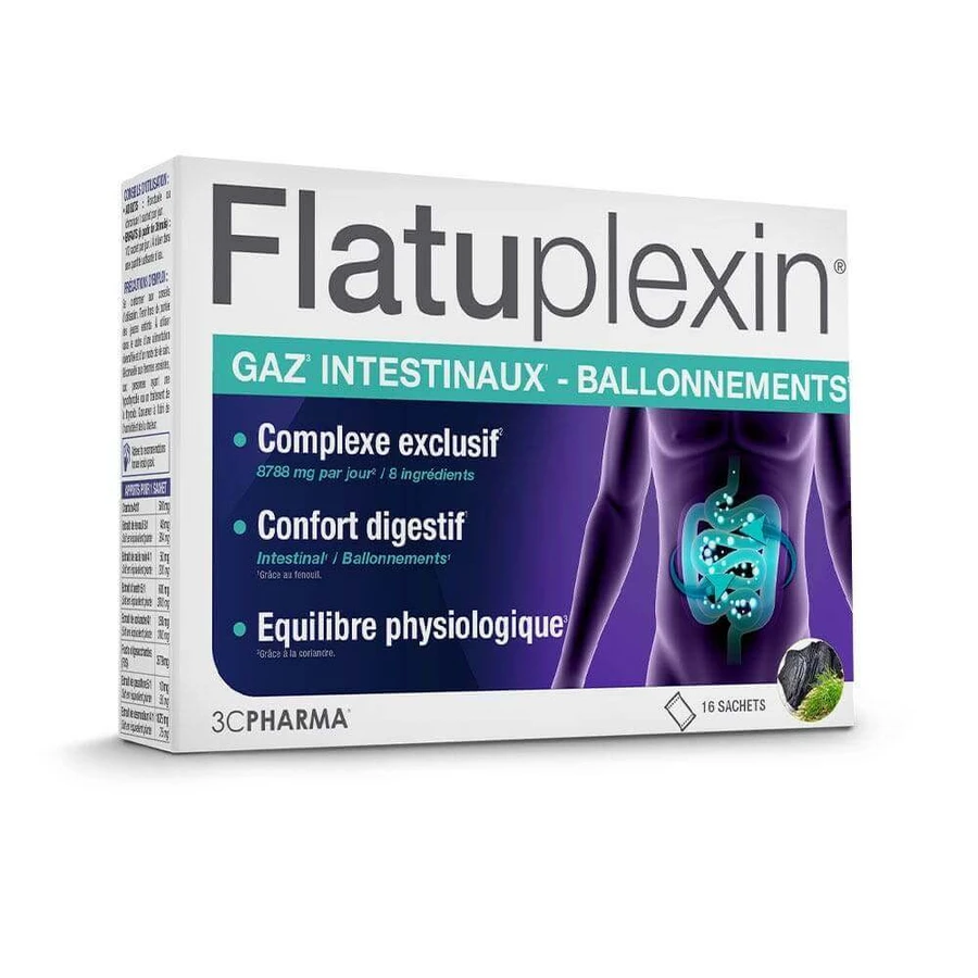 3C Pharma Flatuplexin x16 пакетиков с порошком: цены и характеристики