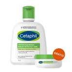 Cetaphil MD Dermoprotector, зволожуючий лосьйон для обличчя та тіла, для сухої та чутливої шкіри, 250 мл + Зволожуючий крем для обличчя з гіалуроновою кислотою, нічний крем, 48 мл безкоштовно: ціни та характеристики