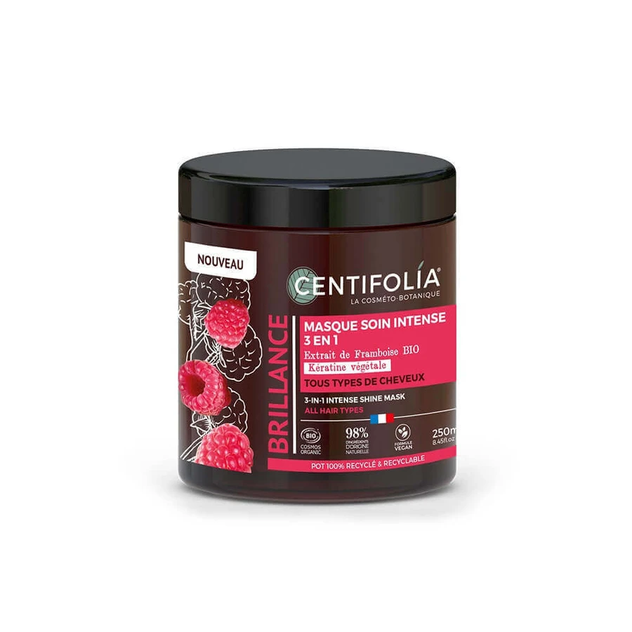 Centifolia Brillance Organic 3 в 1 Маска Интенсивный блеск для всех видов шевелюры 250 мл: цены и характеристики