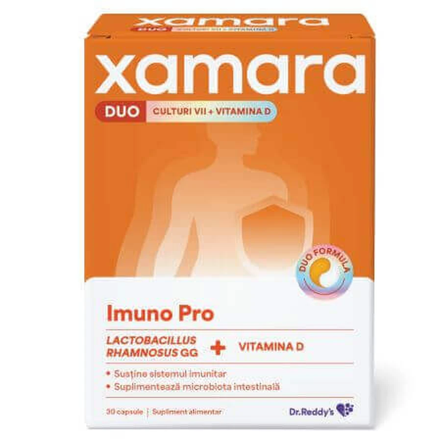 Xamara Duo Imuno Pro, 30 капсул, Dr Reddys: цены и характеристики