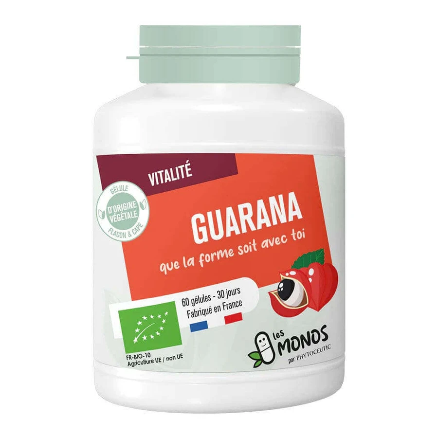 Фітоцелюлоза Les Monos Vitality Guarana Bio 60 капсул: ціни та характеристики