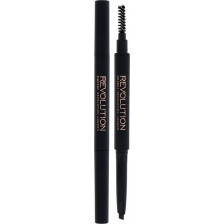 Revolution Duo Medium Brown Карандаш для бровей 1×1 шт.: цены и характеристики