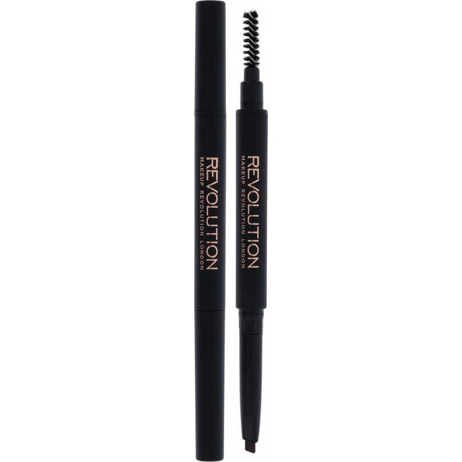 Revolution Duo Medium Brown Карандаш для бровей 1×1 шт.: цены и характеристики