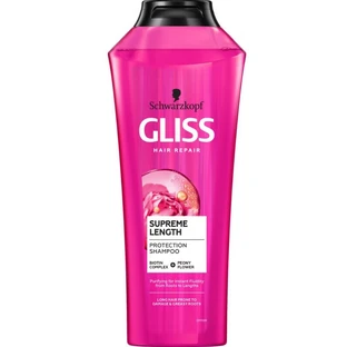 Schwarzkopf Gliss Supreme Length, Шампунь для длинных и уязвимых волос, 400 мл