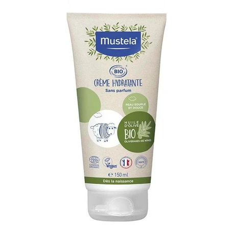 Сертифікований органічний зволожуючий крем Mustela від народження 150 мл: ціни та характеристики