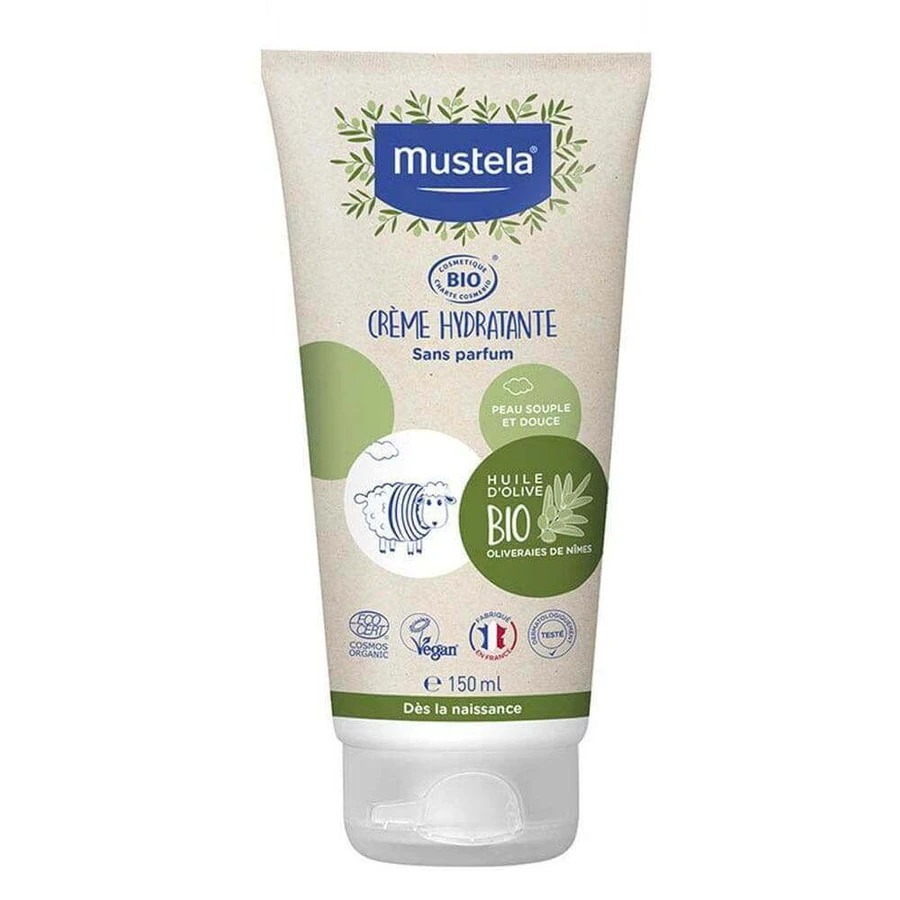 Сертифікований органічний зволожуючий крем Mustela від народження 150 мл: ціни та характеристики