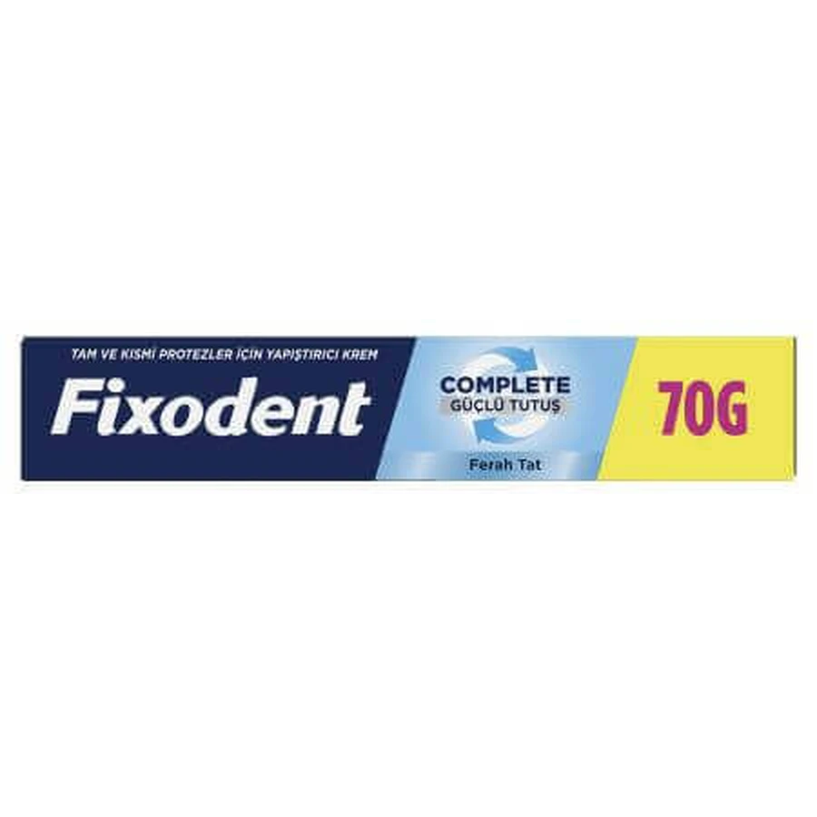Клейкий крем для протезов Complete Strong Hold Fresh, 70 г, Fixodent: цены и характеристики