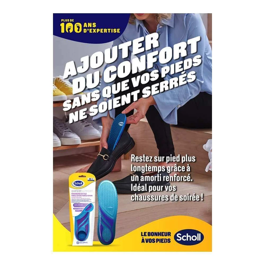 Scholl Expert Support Comfort Insoles City Shoes x1 пара: цены и характеристики