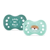 Анатомическая пустышка Dodie Protected Animals 0-6 месяцев x2