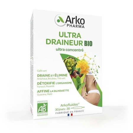 Arkopharma Аркофлюїди ультра дренажні органічні 30 ампул: ціни та характеристики
