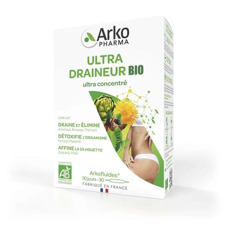Arkopharma Аркофлюїди ультра дренажні органічні 30 ампул: ціни та характеристики