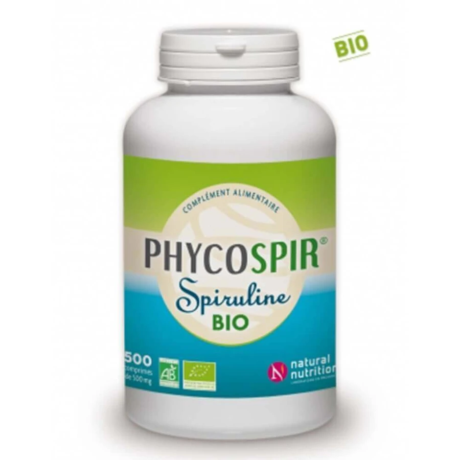 Natural Nutrition Spirulina Phycospir Bio 500 Tablets: цены и характеристики