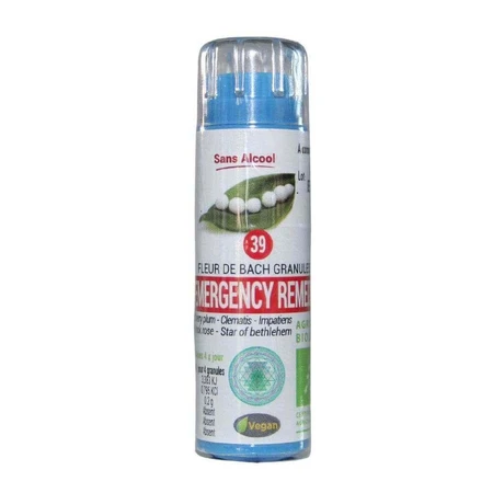 Kosmeo BACH ORGANIC N°39. Экстренное средство в гранулах 120 гранул: цены и характеристики