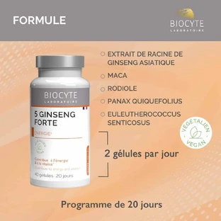 Biocyte Health 5 Ginseng Forte 40 Gelule