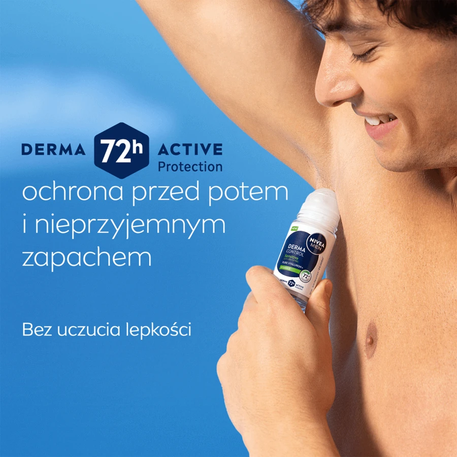Nivea Men Derma Control Sensitive, антиперспирант, ролл-он, 50 мл: цены и характеристики