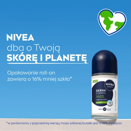 Nivea Men Derma Control Sensitive, антиперспирант, ролл-он, 50 мл: цены и характеристики
