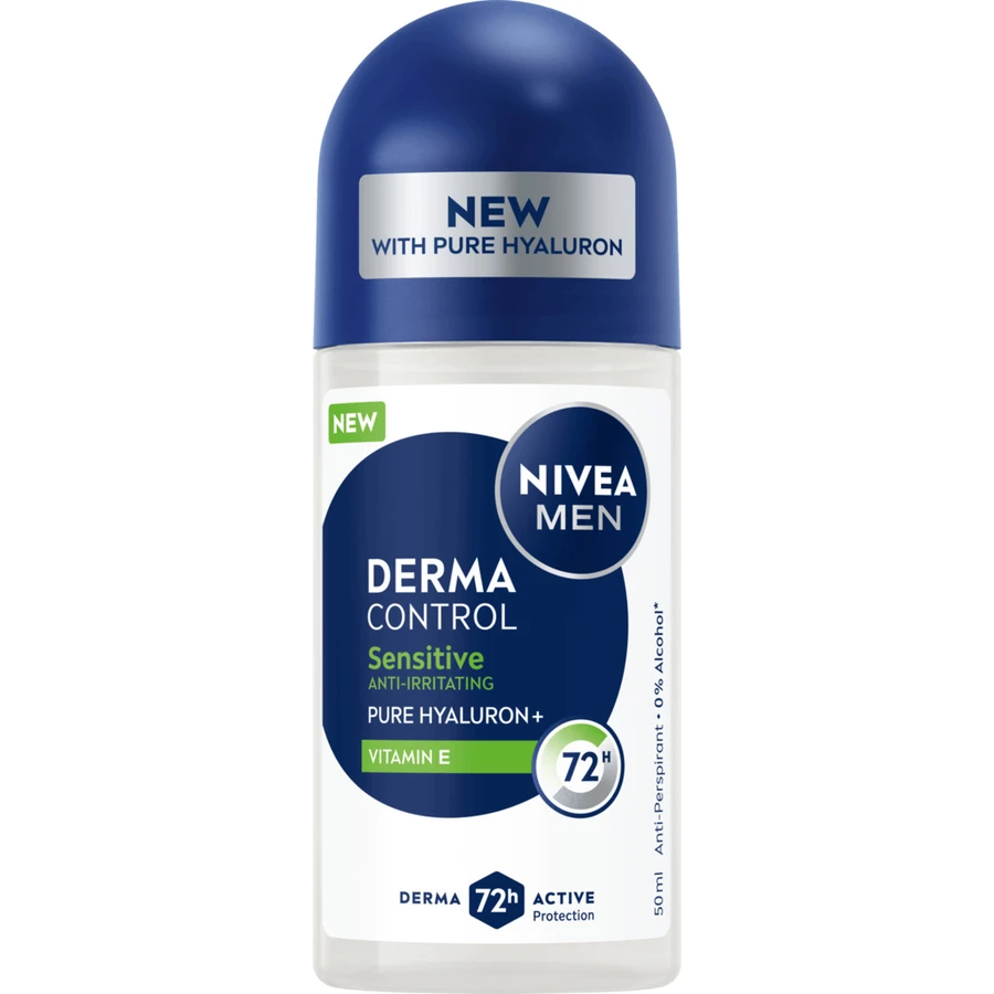 Nivea Men Derma Control Sensitive, антиперспирант, ролл-он, 50 мл: цены и характеристики