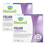 Pachet Naturell Фолат, фолиевая кислота 400 мкг, 2 x 60 компонентов: цены и характеристики