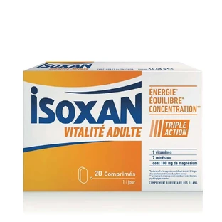 Isoxan Adult Vitality Энергия, баланс и концентрация 20 таблеток