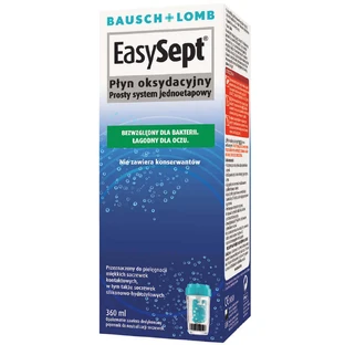 Bausch + Lomb EasySept, розчин окислювача для догляду за контактним волоссям, 360 мл
