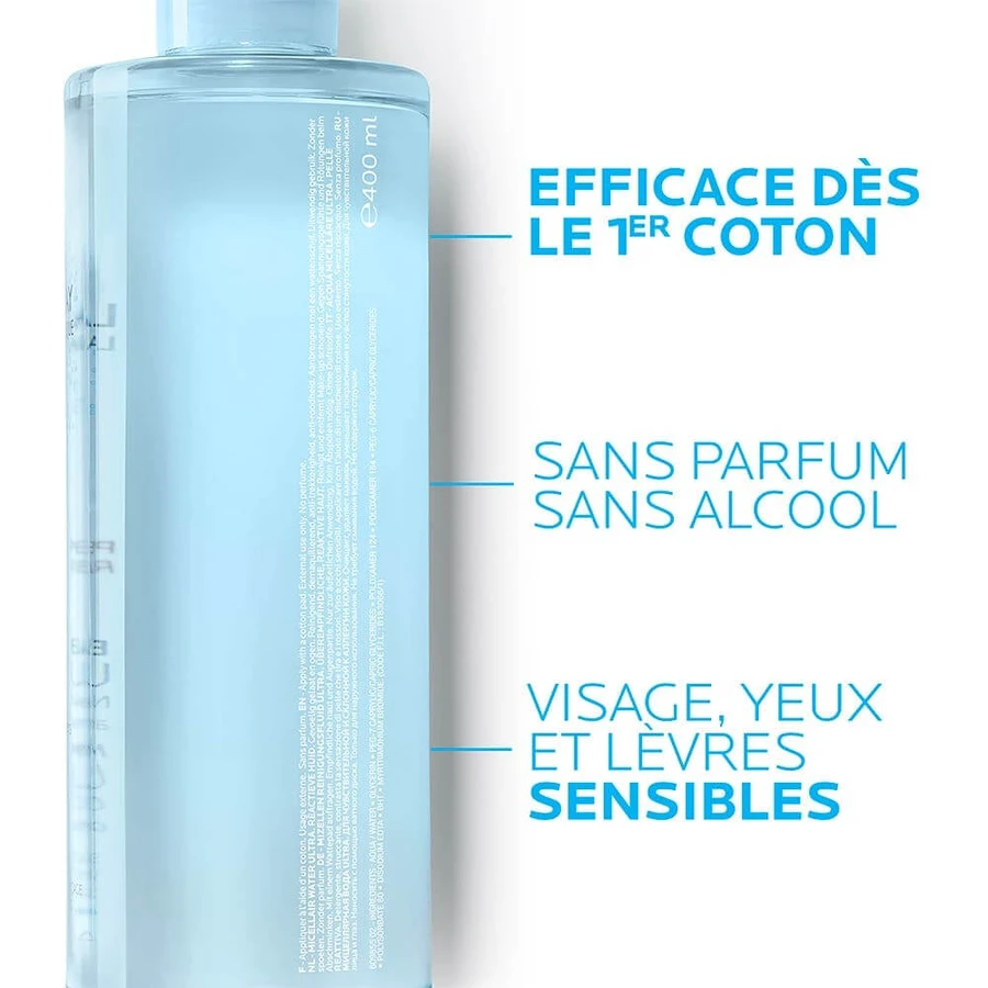 La Roche-Posay Фізіологічний очищувальний засіб Міцелярна вода для ультрареактивної шкіри 400 мл: ціни та характеристики