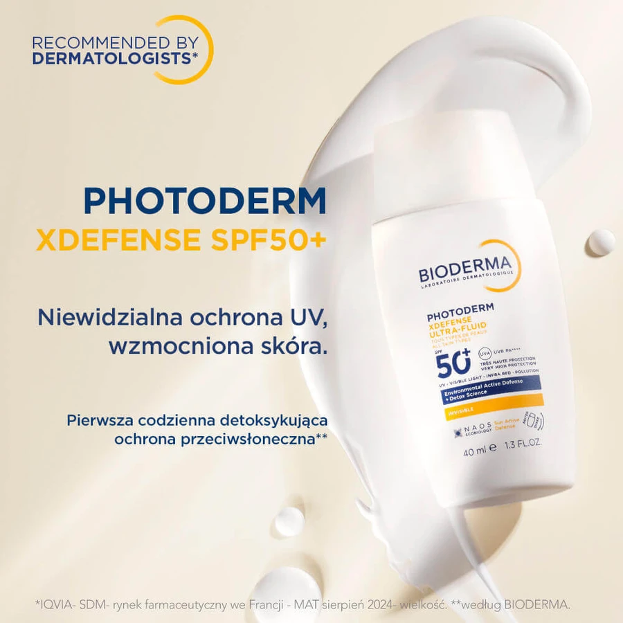 Bioderma Photoderm XDefense, детоксикаційна ультраузорна рідина, прозора, SPF 50+, 40 мл: ціни та характеристики