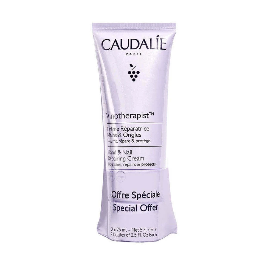 Caudalie Vinotherapist Питательный крем для рук и ногтей 2х75 мл: цены и характеристики