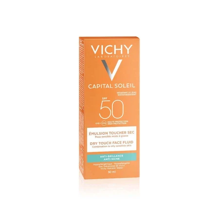 Vichy Capital Soleil Эмульсия SPF 50 Сухой эффект Анти-блеск 50 мл: цены и характеристики