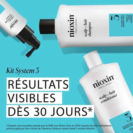 Nioxin System 3 Кондиционер для окрашенных/сухих/поврежденных волос и волос с умеренным выпадением 1 л: цены и характеристики