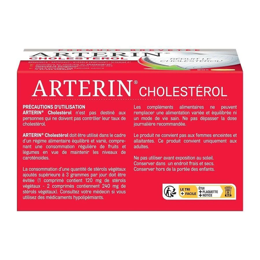 Артерин Холестерин Omega Pharma Cholesterol Arterin, 90 таблеток: цены и характеристики