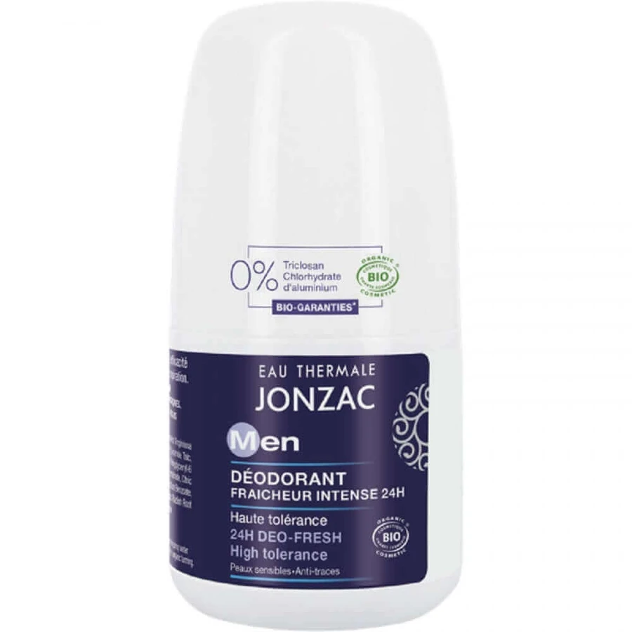 Eau thermale Jonzac Organic Men Roll-On Deodorant High Tolerance 50ml: цены и характеристики