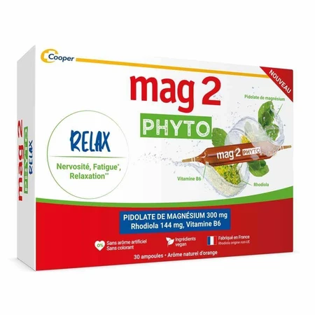 Mag 2 Phyto Relax Нервозність Втома Релаксація 30 ампул: ціни та характеристики