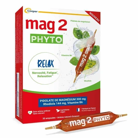 Mag 2 Phyto Relax Нервозність Втома Релаксація 30 ампул: ціни та характеристики
