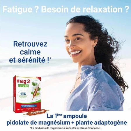 Mag 2 Phyto Relax Нервозність Втома Релаксація 30 ампул: ціни та характеристики
