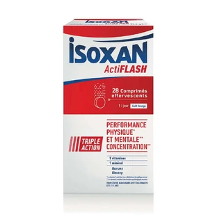 Isoxan Actiflash Физическая и умственная работоспособность 28 шипучих таблеток