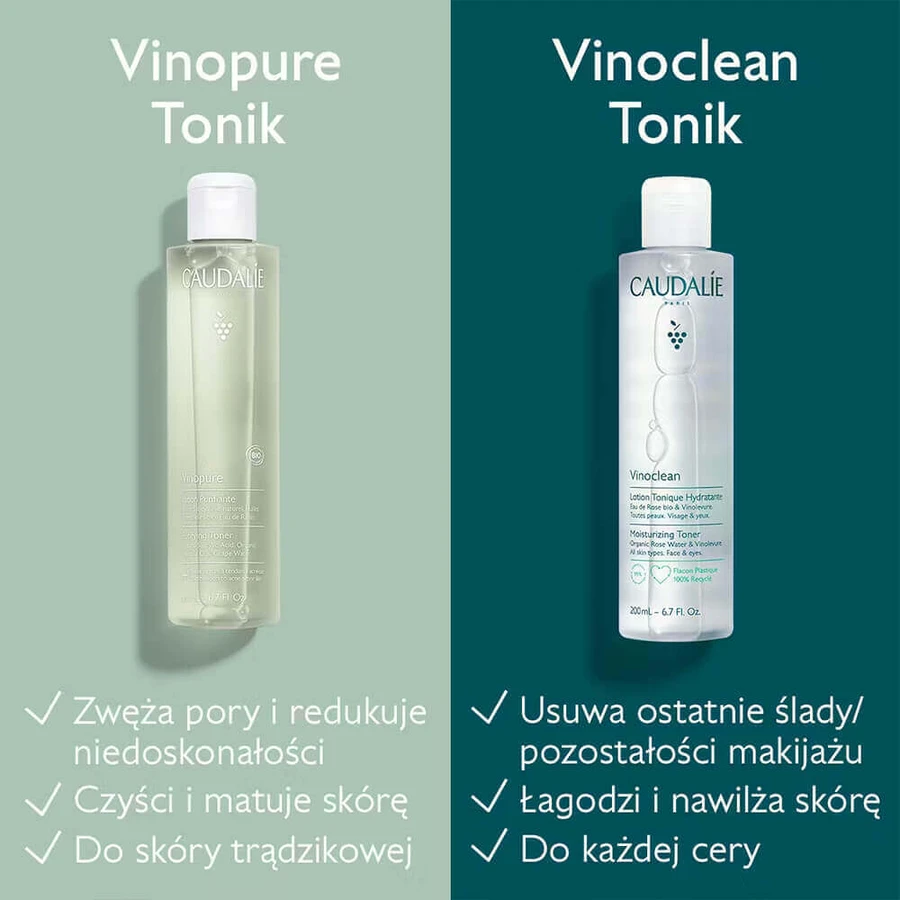 Caudalie Vinoclean, зволожуючий тонік, 400 мл: ціни та характеристики