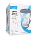 Dafi Crystal Led, скляний фільтр-глечик, сталь, 2 л + фільтр Classic, 1 шт.: ціни та характеристики