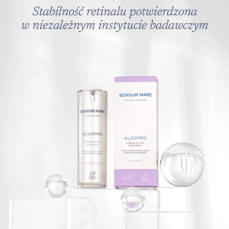 Sensum Mare Algopro, ser regenerant și corector foarte concentrat cu retinal 0,16%, 30 мл: цены и характеристики