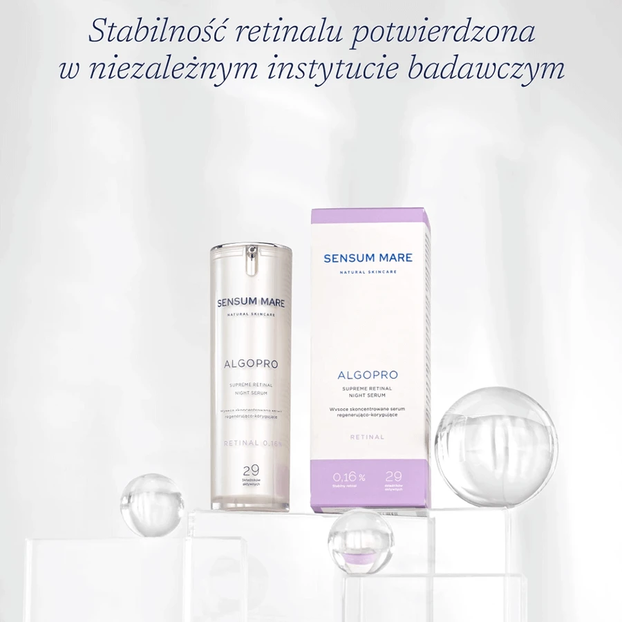 Sensum Mare Algopro, ser regenerant și corector foarte concentrat cu retinal 0,16%, 30 мл: цены и характеристики