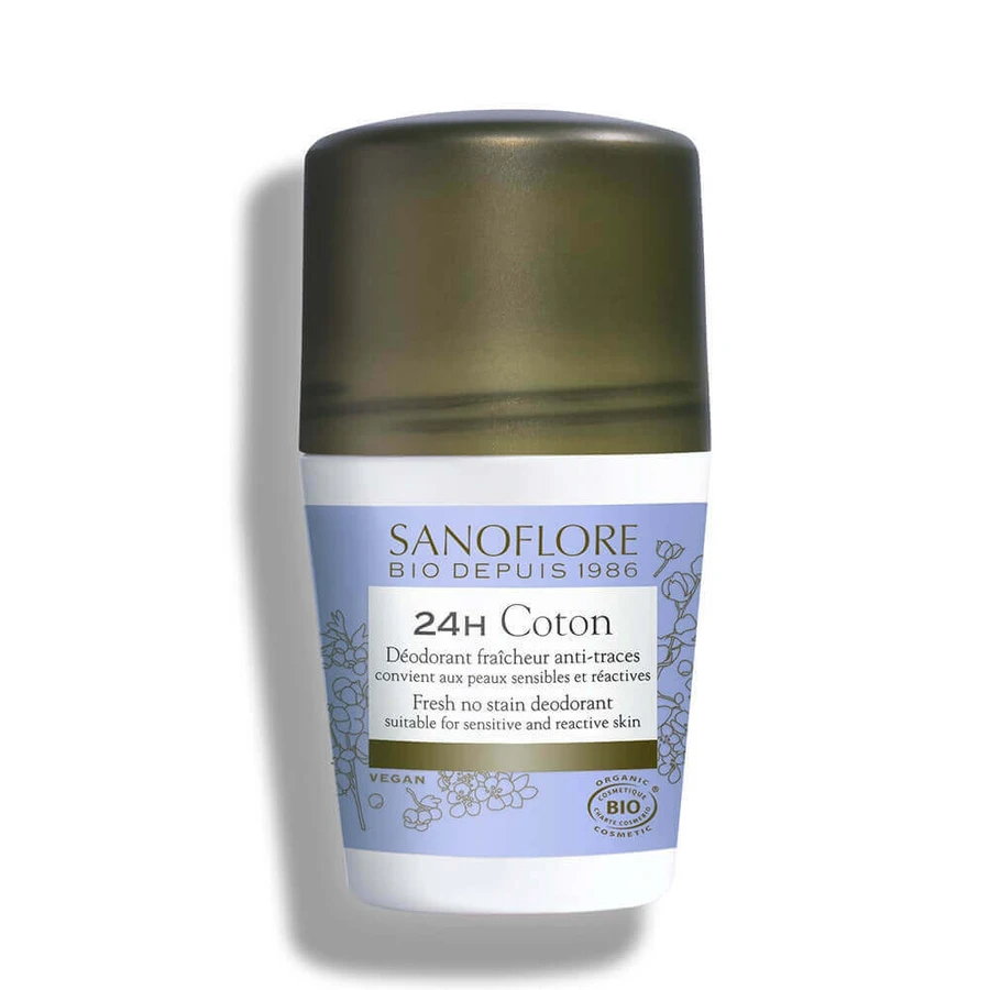 Sanoflore Дезодорант 24-часовой с органическим хлопком 50 мл: цены и характеристики