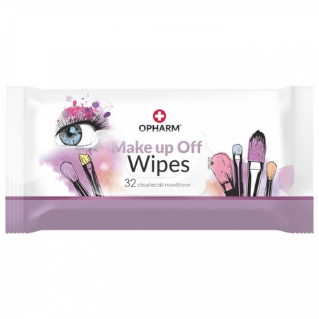 Opharm Make Up Off Wipes, салфетки для снятия макияжа, 32 штуки: цены и характеристики