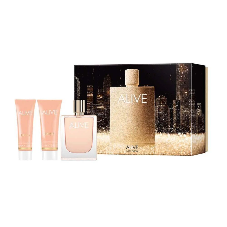 Hugo Boss Alive Apă de parfum, 80 мл + Loțiune de corp, 75 мл + Gel de duș, 50 мл: цены и характеристики
