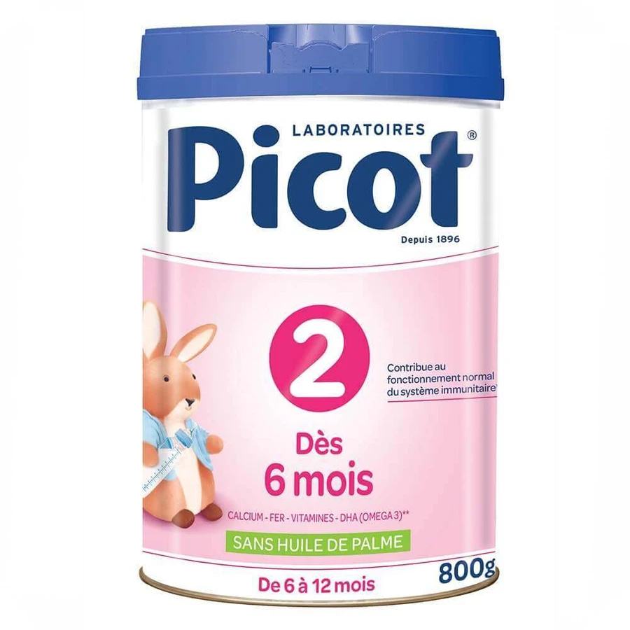 Picot 2 Молочный порошок 6-12 месяцев 800 г: цены и характеристики