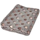 BabyMatex, Одеяло из микрофибры Milly, 75 см x 100 см, коричневое с сердечками