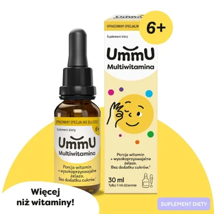 Мультивітамін UmmU, для дітей від 6 років, краплі, апельсиновий смак, 30 мл