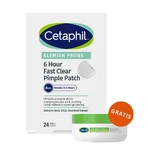 Cetaphil Blemish Prone, plasturi pentru imperfecțiuni, 24 bucăți + cremă hidratantă pentru față cu acid hyaluronic, cremă de noapte, 48 ml gratuit: цены и характеристики