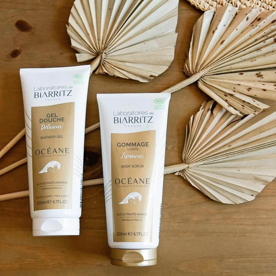 Laboratoires De Biarritz Océane Délicieux Органический гель для душа с морскими экстрактами 200 мл: цены и характеристики